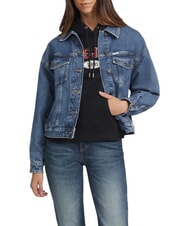 GUESS JEANS OVERSIZE TRUCKER JACKET  Chaqueta vaquera lavado medio gj - Chaquetas de mujer - 1
