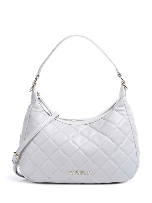 MARIO VALENTINO OCARINA Bolso Hobo Acolchado con Correa para el Hombro perla - Bolsos Mujer