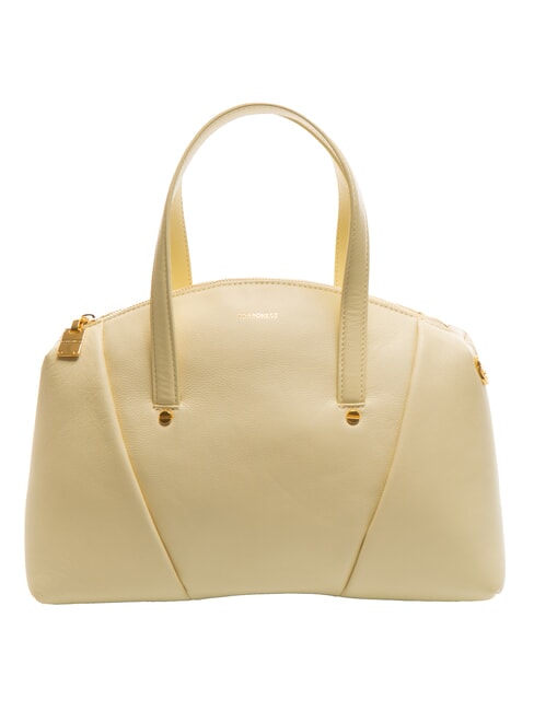 BORBONESE BLOOM  Bolso de mano, con bandolera jengibre - Bolsos Mujer