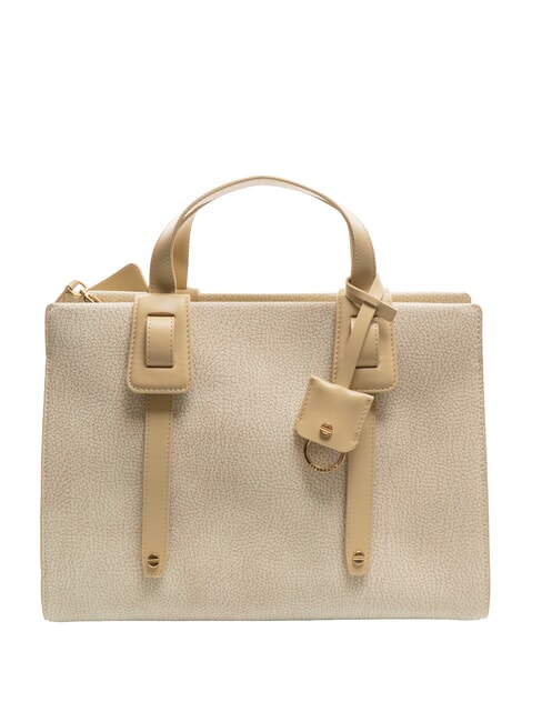 BORBONESE DEJEUNER  Bolso de mano, con bandolera arena - Bolsos Mujer