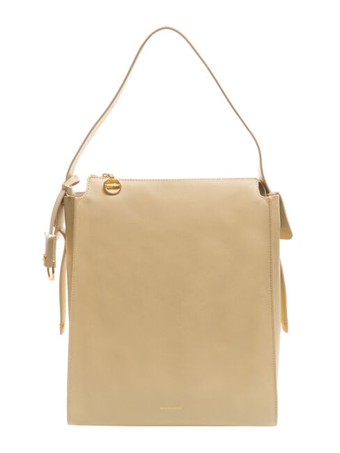 BORBONESE DEJEUNER  Bolso de hombro, de piel arena - Bolsos Mujer