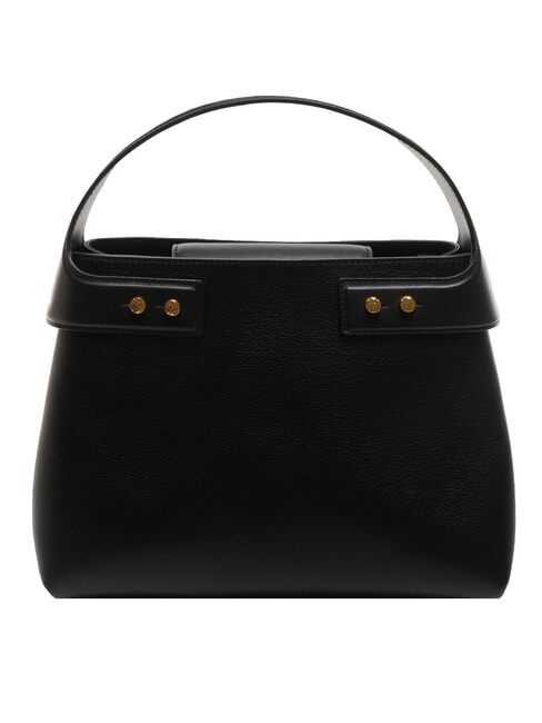 BORBONESE ARMOR  Bolso de mano, con bandolera, en piel. negro - Bolsos Mujer