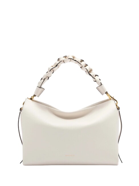 COCCINELLE BOHEME GRANA DOUBLE Bolso de mano, con bandolera, en piel blanco/piel - Bolsos Mujer