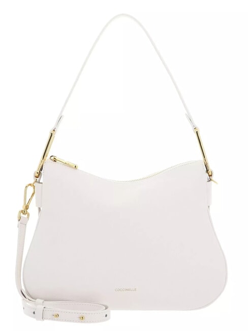 COCCINELLE MAGIE SOFT Bolso bandolera de piel con bandolera blanco - Bolsos Mujer