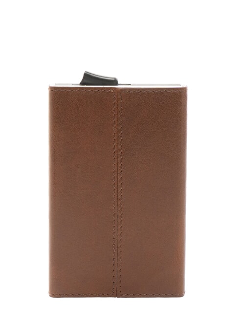 THE BRIDGE STORY Tarjetero de piel marrón 14/rutenio paladio - Carteras Hombre