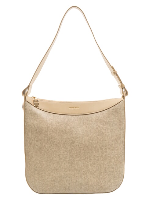 BORBONESE LA VOILE  Bolso de hombro arena - Bolsos Mujer