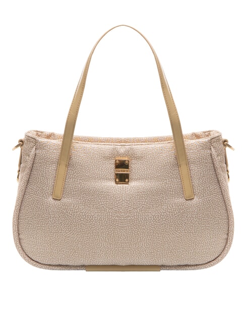 BORBONESE CAHIER  Bolso bandolera con correa para el hombro arena - Bolsos Mujer