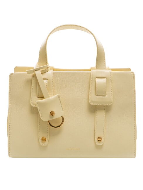 BORBONESE DEJEUNER Small Bolso de mano, con bandolera, en piel. jengibre - Bolsos Mujer