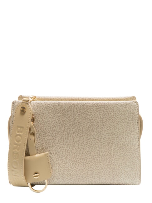 BORBONESE DEJEUNER Bolso de hombro arena - Bolsos Mujer