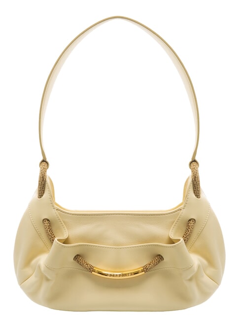 BORBONESE FILO Hobo Bolso de hombro, de piel jengibre - Bolsos Mujer