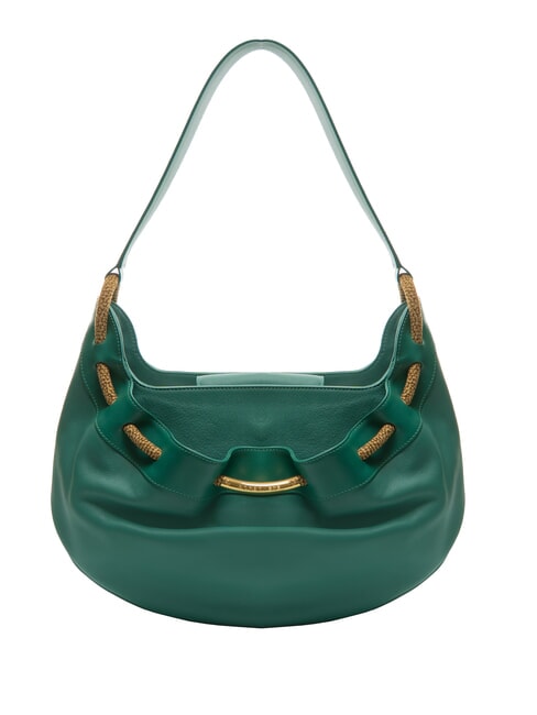 BORBONESE FILO Bolso de hombro, de piel bosque - Bolsos Mujer