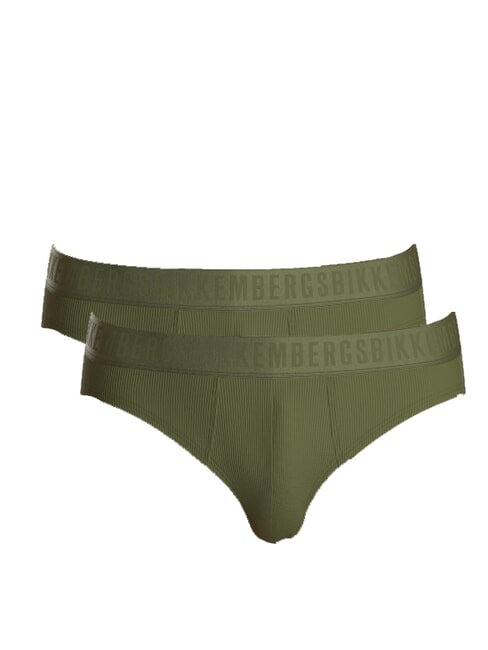 BIKKEMBERGS NEW CLASSIC BRIEF 2 resbalones militar - Calzoncillos de hombre