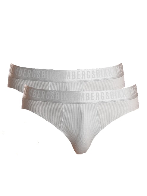 BIKKEMBERGS NEW CLASSIC BRIEF 2 resbalones blanco - Calzoncillos de hombre