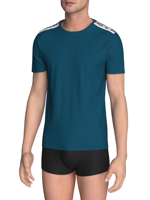 BIKKEMBERGS ELASTIC Camiseta azul - camiseta