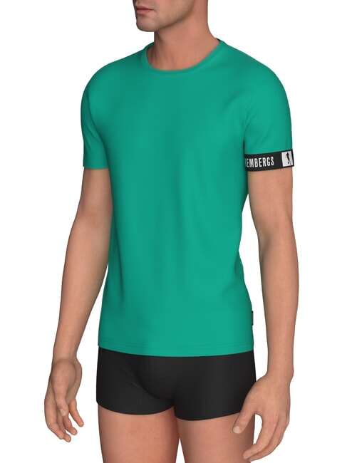 BIKKEMBERGS NEW PUPINO Camiseta verde - camiseta