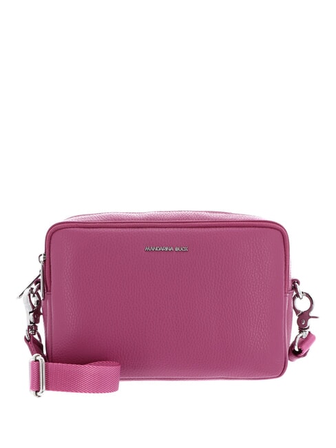 MANDARINA DUCK MELLOW LEATHER Bolsa de cuero para cámara violeta rojo - Bolsos Mujer