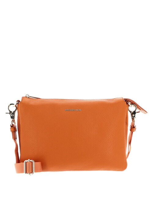 MANDARINA DUCK MELLOW LEATHER Bolso de piel con dos compartimentos mermelada - Bolsos Mujer