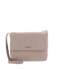 MANDARINA DUCK MELLOW LEATHER Bolso de hombro de piel con solapa - Bolsos Mujer