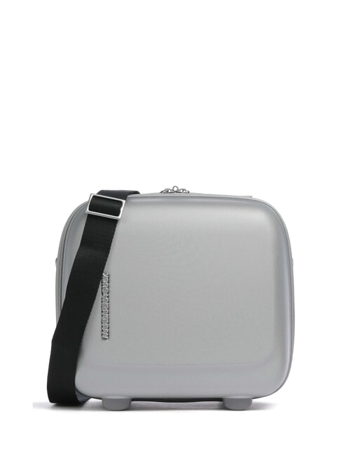 MANDARINA DUCK D-DROP 2.0 Estuche rígido de belleza con correa para el hombro SILVER - Neceser