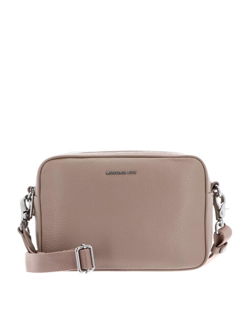 MANDARINA DUCK MELLOW Bolso bandolera para cámara en piel gris topo cálido - Bolsos Mujer