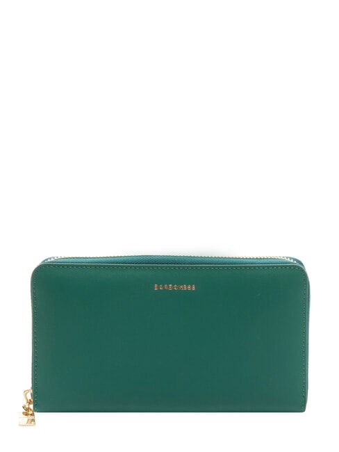 BORBONESE LETTERING Cartera con RFID bosque - Carteras Mujer