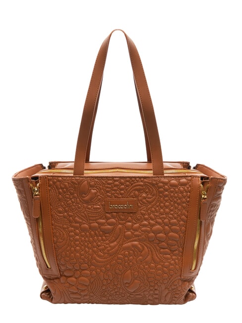 BRACCIALINI GINGER Bolso de compras de hombro marrón - Bolsos Mujer