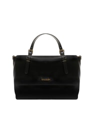 BRACCIALINI GRETA Bolso malet&iacute;n de piel con bandolera negro - Bolsos Mujer - 1