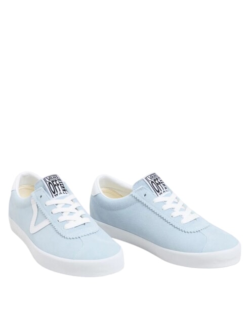 VANS SPORT LOW  Zapatillas de cuero azul bebé/blanco - Zapatos unisex