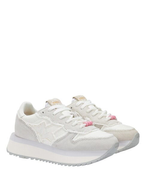 SUN68 BIG STARGIRL CANVAS Zapatillas biancopan - Zapatos Mujer