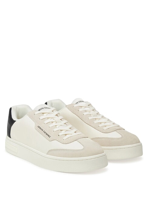 ARMANI EXCHANGE A|X Zapatillas blanco roto + negro - Zapatos Hombre