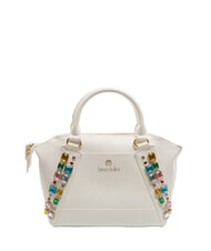 BRACCIALINI STONES Bolso ba&uacute;l con piedras de colores blanco - Bolsos Mujer - 1