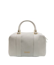 BRACCIALINI NAOMI Bolso baúl de cuero trenzado - Bolsos Mujer