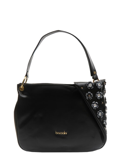 BRACCIALINI SOFIA  Bolso de hombro, de piel negro - Bolsos Mujer