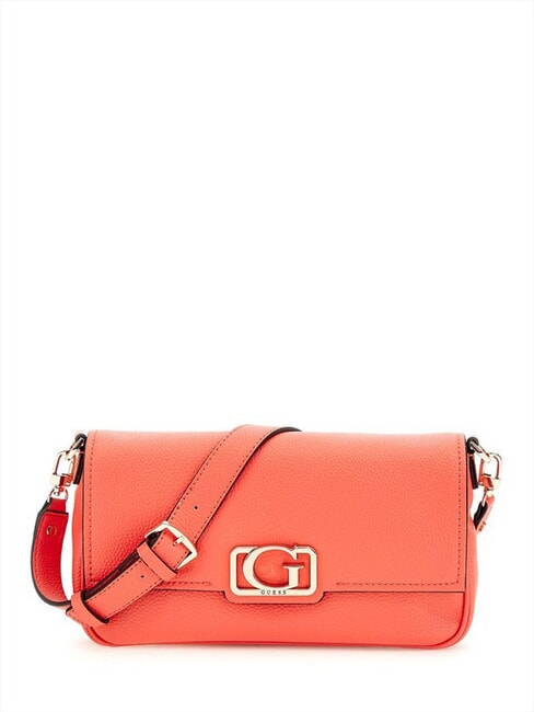 GUESS CIRCE Bolso de hombro, con correa para el hombro rojo coral - Bolsos Mujer