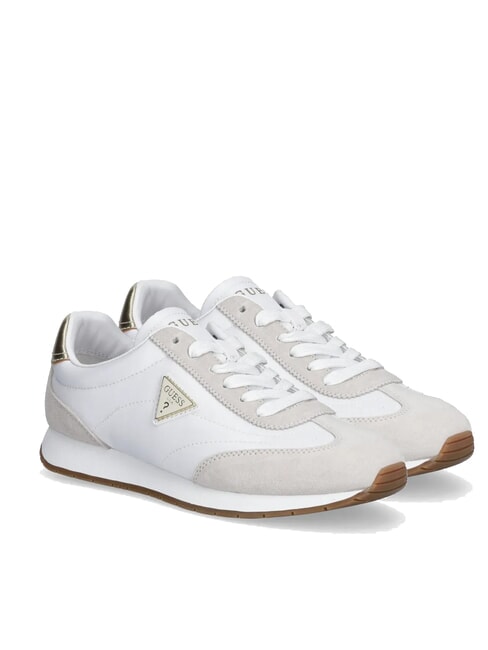 GUESS JOGGIN Zapatillas platino blanco - Zapatos Mujer