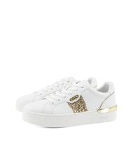 LIUJO SILVIA 906 Zapatillas con banda de purpurina blanco brillante/dorado - Zapatos Mujer - 1