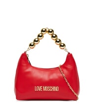 LOVE MOSCHINO CHAIN Mini bolso de mano, con bandolera ROJO - Bolsos Mujer - 1