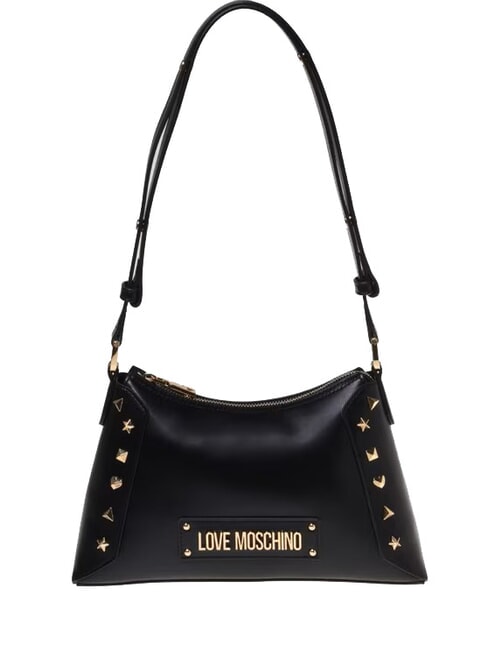 LOVE MOSCHINO BORCHIE Bolso de hombro negro - Bolsos Mujer
