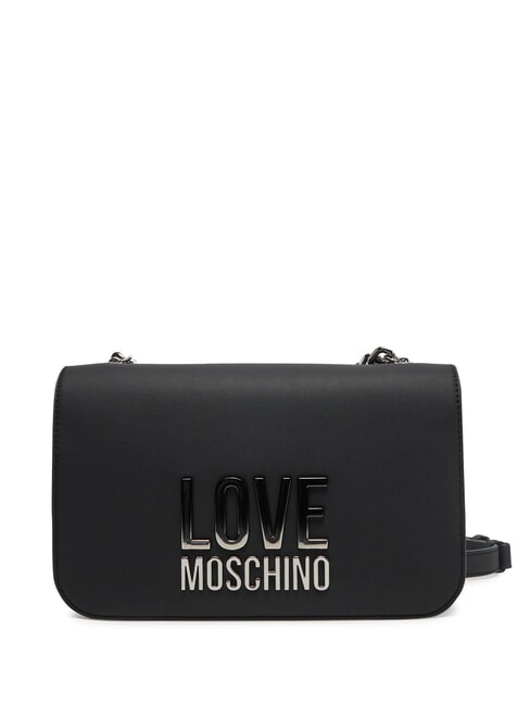 LOVE MOSCHINO LETTERING BICOLOR Bolso de hombro po00bx - Bolsos Mujer