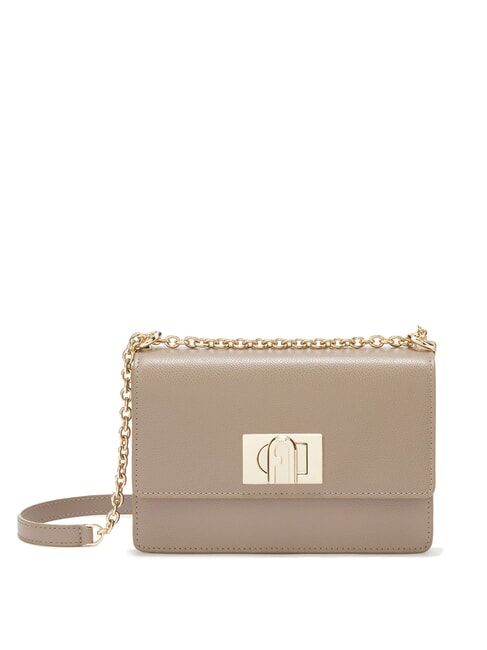 FURLA 1927 1927 Mini bolso de hombro estuco gris - Bolsos Mujer