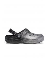 CROCS CLASSIC GLITTER LINED CLOG Zueco acolchado - Zapatos Mujer