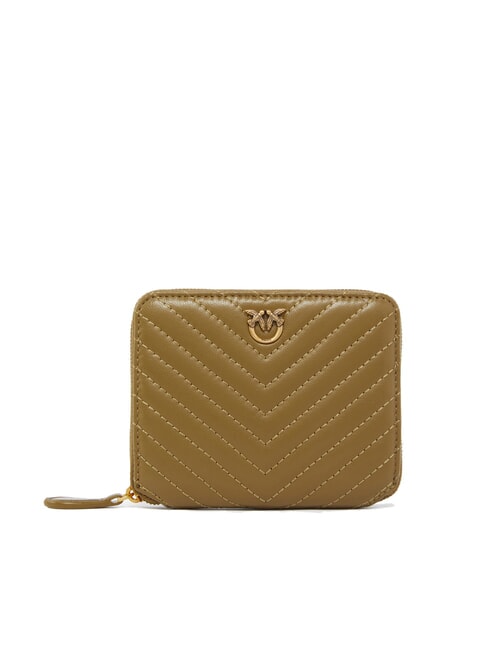 PINKO TAYLOR Quilted Cartera con cremallera alrededor plantacion-oro antiguo - Carteras Mujer