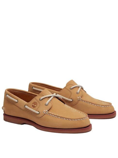 TIMBERLAND CLASSIC BOAT  Zapatos náuticos de piel nubuck beige medio - Zapatos Mujer