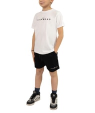 JOHN RICHMOND NORMI Conjunto de camiseta y bermudas blanco negro - Ch&aacute;ndales para ni&ntilde;os - 1