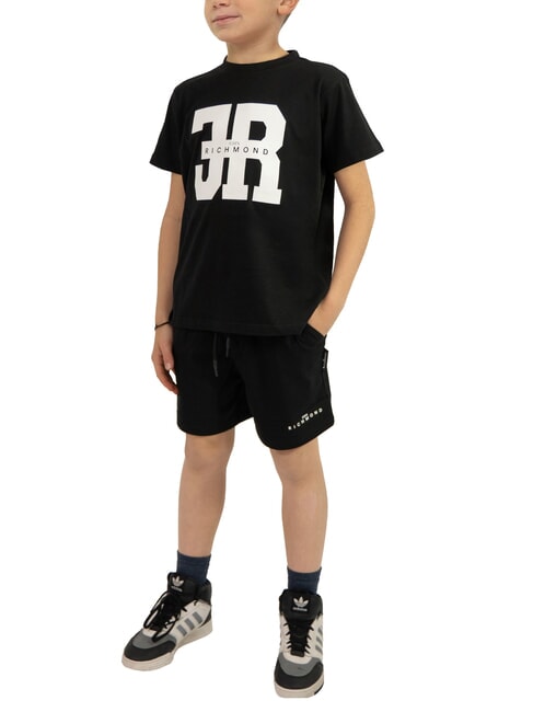 JOHN RICHMOND VADUL Conjunto de camiseta y bermudas negro - Chándales para niños