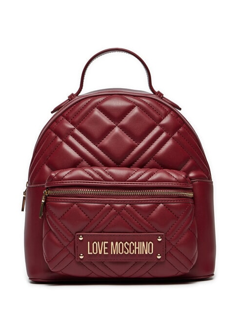 LOVE MOSCHINO QUILTED  Mochila de mujer vino - Bolsos Mujer