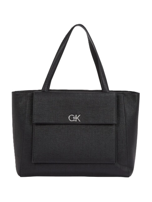 CALVIN KLEIN CK MEDIUM Bolso de hombro negro - Bolsos Mujer