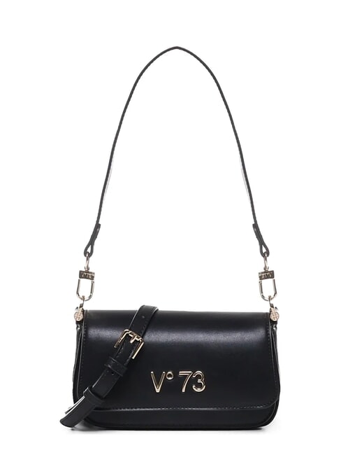 V73 BAMBOO BAG Bolso con solapa de doble función negro - Bolsos Mujer