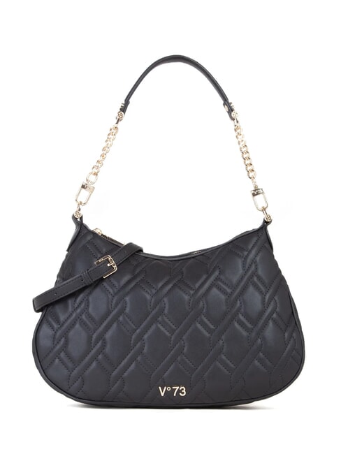 V73 MARGARET Bolso de hombro acolchado negro - Bolsos Mujer