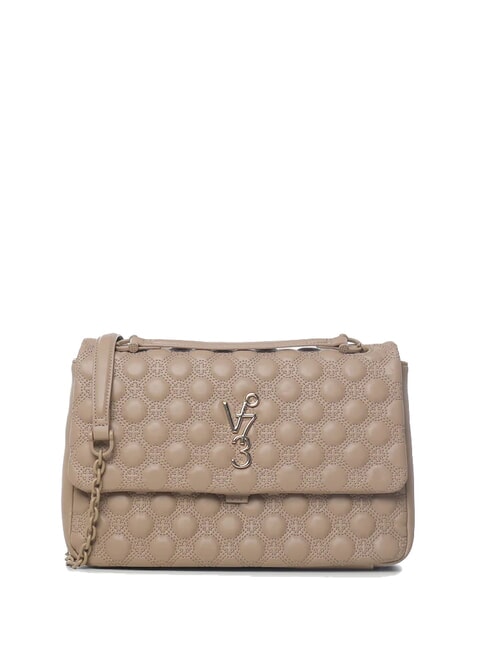 V73 MARZIA Bolso de hombro acolchado gris pardo - Bolsos Mujer